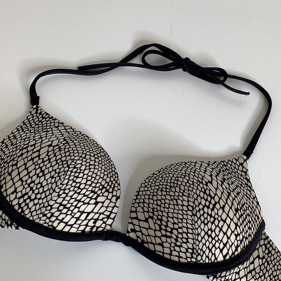 VS animal print push up bikini top SZ 34B EUC - Picture 2 of 13